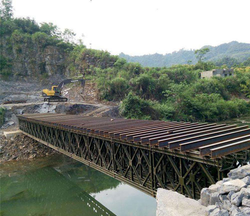 重庆钢便桥施工