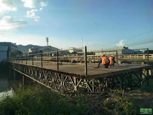 重庆钢便桥搭建注意事项
