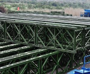 重庆贝雷片组装成钢便桥的注意要点！